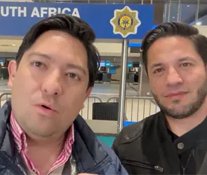 Julio El Profe Ib&aacute;&ntilde;ez rompe el silencio tras ser liberado en Sud&aacute;frica: Se termin&oacute; la pesadilla