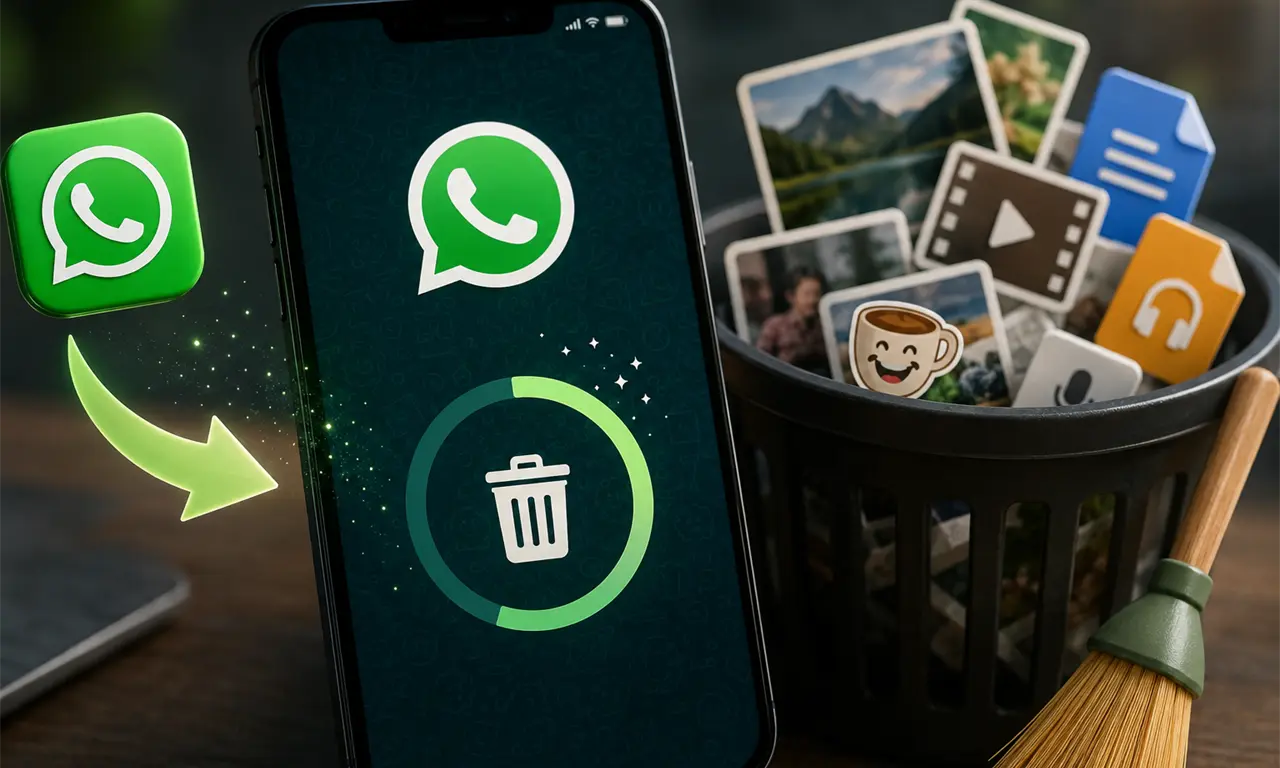  WhatsApp puede acumular miles de fotos, videos, audios y documentos que siguen ocupando espacio en tu celular sin que lo notes 