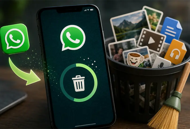 WhatsApp puede acumular miles de fotos, videos, audios y documentos que siguen ocupando espacio en tu celular sin que lo notes WhatsApp puede acumular miles de fotos, videos, audios y documentos que siguen ocupando espacio en tu celular sin que lo notes