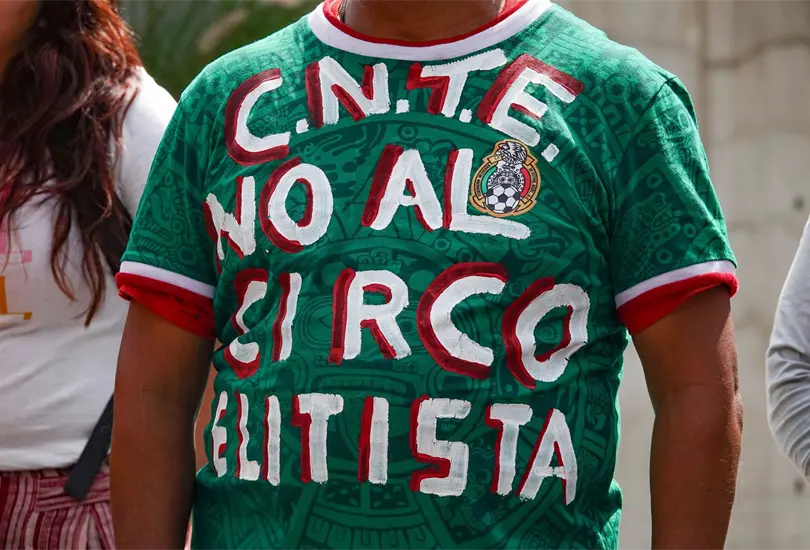 “Si no hay solución, el balón no rodará”: CNTE escala protestas antes del Mundial.