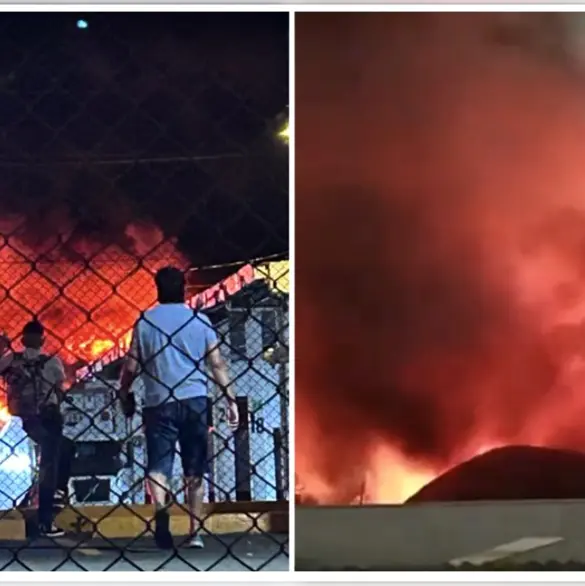 Voraz incendio frente al Mercado de Jamaica desata emergencia en CDMX | VIDEO