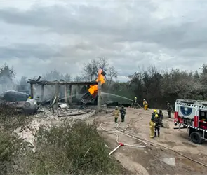 Difunden im&aacute;genes de c&oacute;mo qued&oacute; el lugar donde explotaron las pipas en Tepeaca, Puebla
