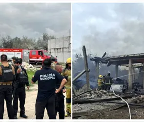 Explosi&oacute;n de pipa en Tepeaca deja tres lesionados; evac&uacute;an a m&aacute;s de 1,700 estudiantes