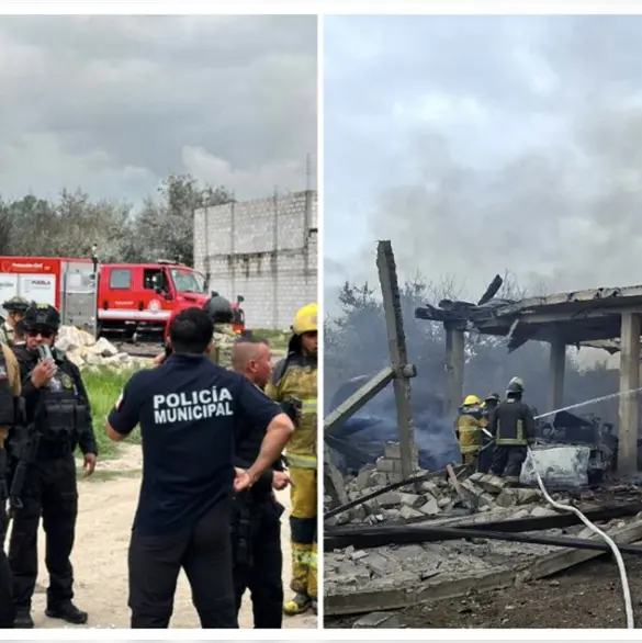 Explosi&oacute;n de pipa en Tepeaca deja tres lesionados; evac&uacute;an a m&aacute;s de 1,700 estudiantes