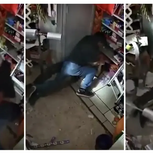 "&iexcl;Elisa, ay&uacute;dame!": abuelito se enfrenta a ladrones para defender su tienda | VIDEO