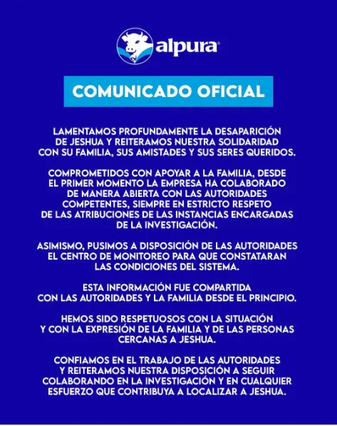La postura de la compañía marcó la primera respuesta pública directa relacionada con el caso. X.