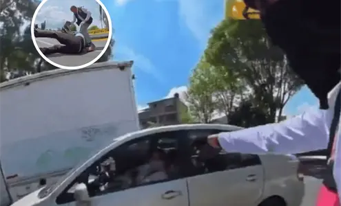 Filtran video del ciclista golpeado en Tlalpan agrediendo a conductora Filtran video del ciclista golpeado en Tlalpan agrediendo a conductora