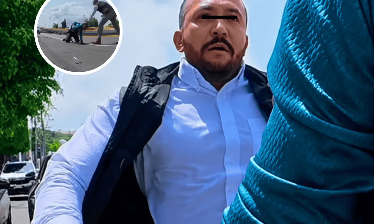  “Dice ser escolta”: revelan quién es el agresor del ciclista en la CDMX. 