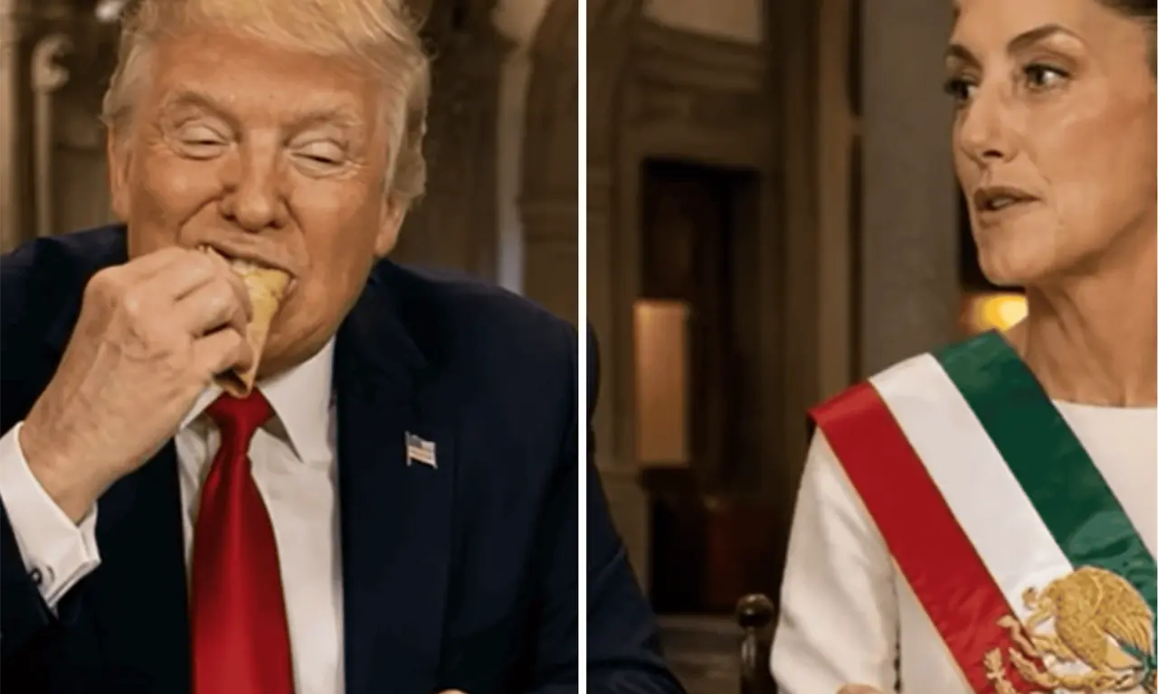  “En México aman a Donald”: Trump publica video viral junto a Sheinbaum. 