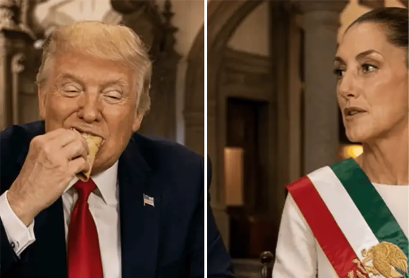 "En México aman a Donald": Trump publica video viral junto a Sheinbaum. "En México aman a Donald": Trump publica video viral junto a Sheinbaum.
