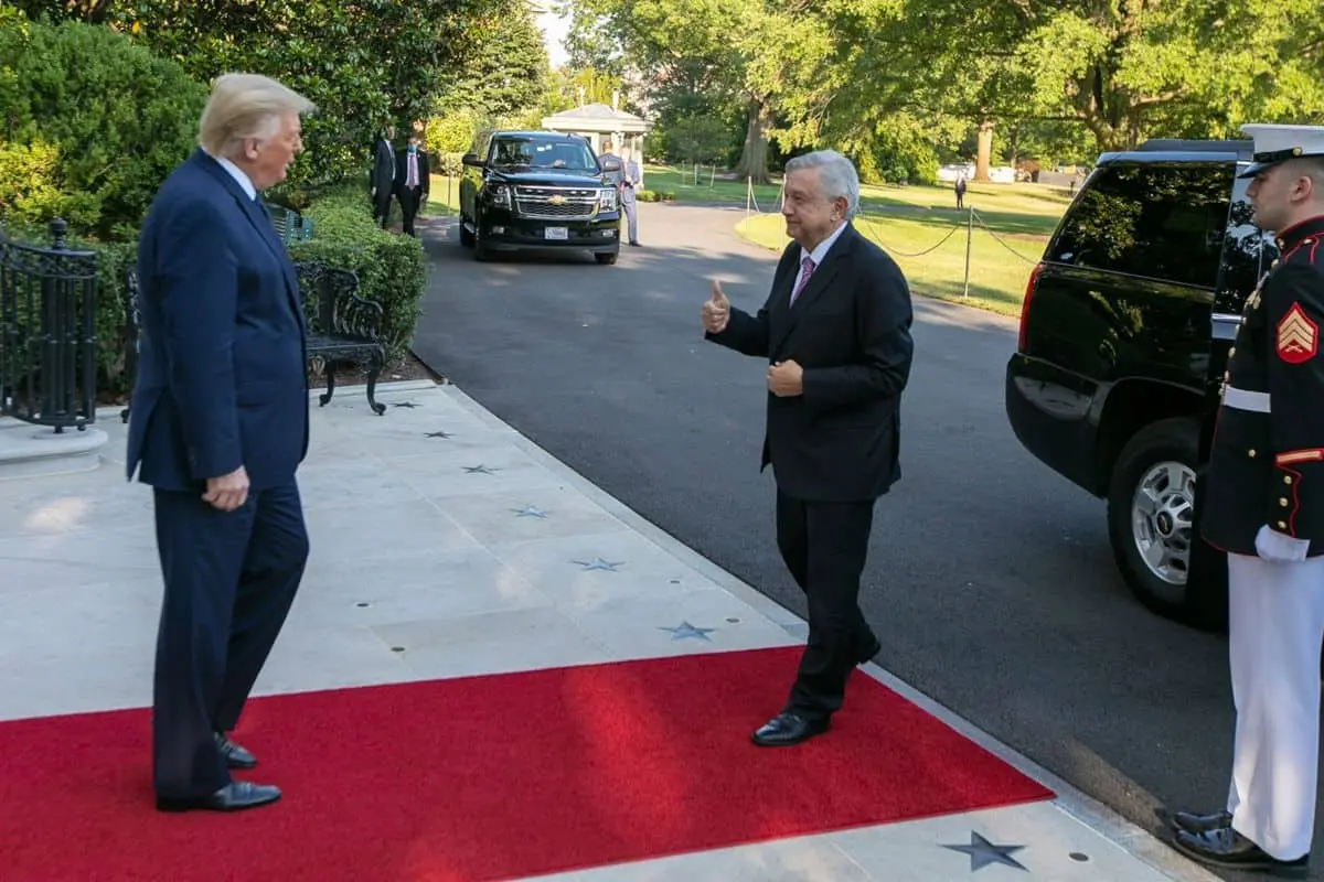 AMLO recordó en su carta su relación con Trump. Cuartoscuro.