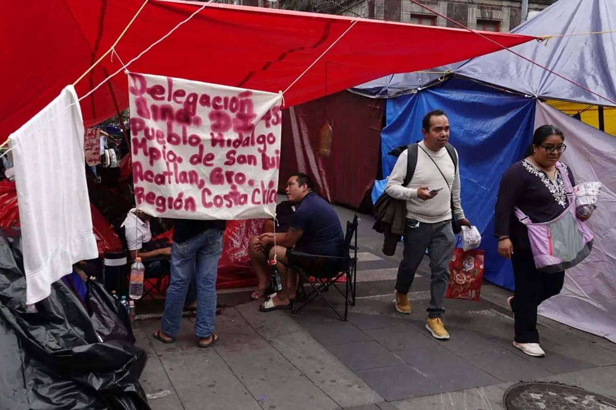 Campamento de la CNTE Cuartoscuro