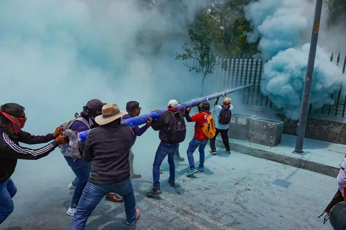 Pese al escenario de protestas, el Gobierno federal mantiene la organización del Fan Fest, que se instalará en la Plaza de la Constitución para transmitir los partidos del Mundial 2026. Cuartoscuro.