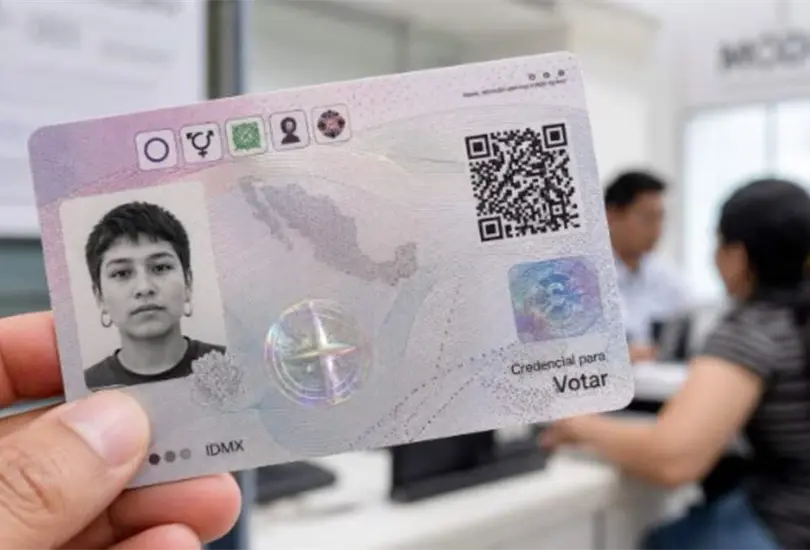 La nueva credencial del INE incorpora c&oacute;digo QR, m&aacute;s medidas de seguridad y funciones de inclusi&oacute;n.