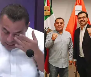 Erubiel Alonso llora al dejar el PRI... y 24 horas despu&eacute;s se une a Movimiento Ciudadano