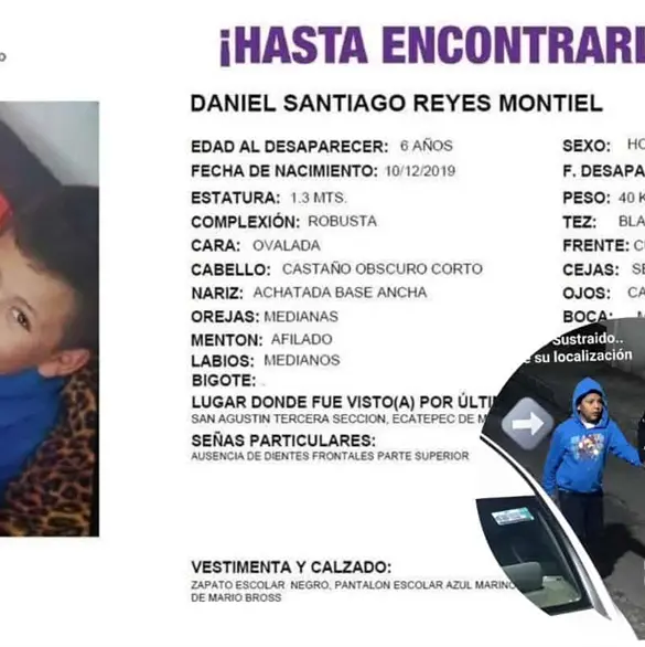 Buscan a Daniel Santiago, menor desaparecido en Ecatepec; cámaras captaron cuando un hombre se lo llevó Buscan a Daniel Santiago, menor desaparecido en Ecatepec; cámaras captaron cuando un hombre se lo llevó