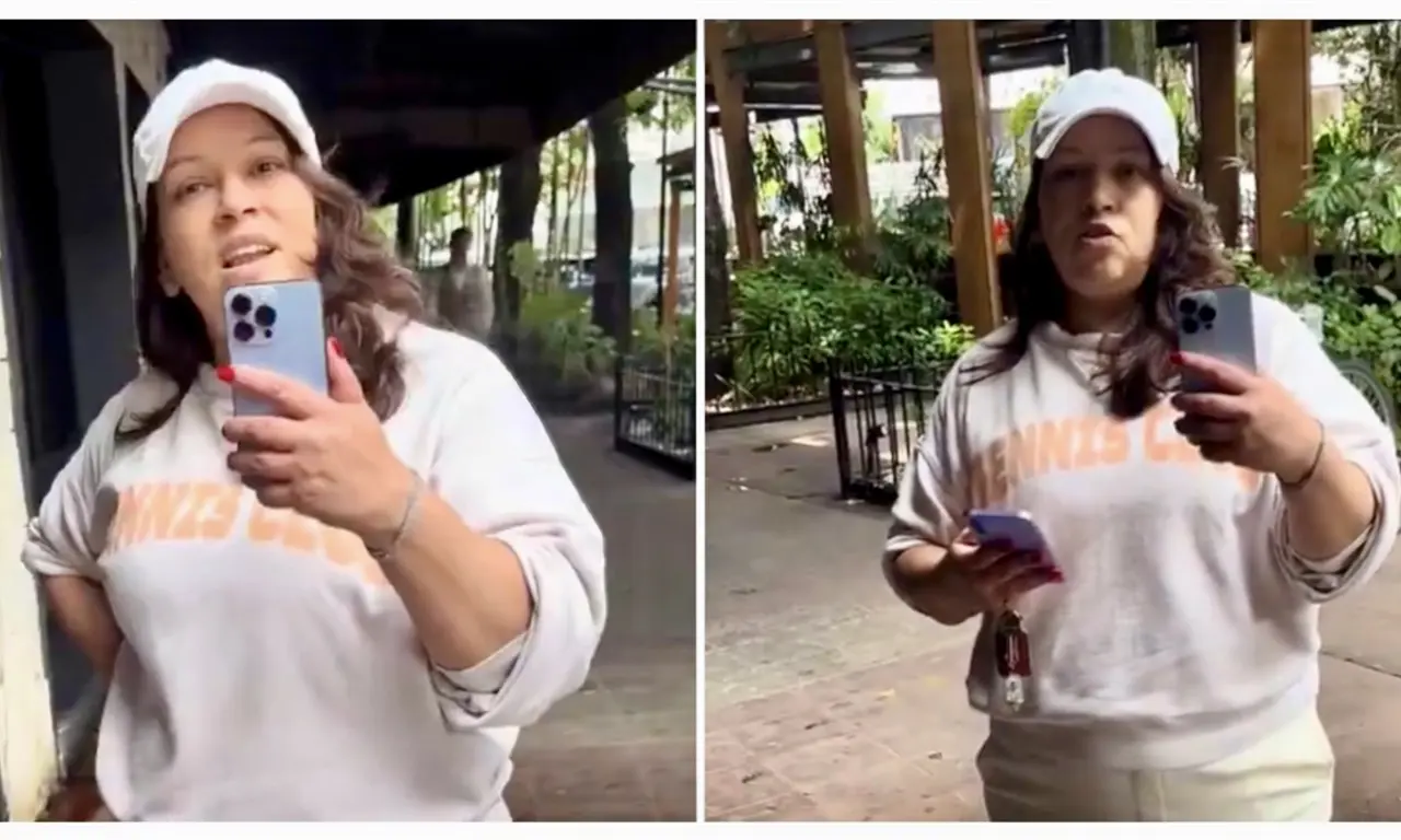  Mujer insulta a repartidor de Uber en Polanco por no subir su pedido a su departamento | VIDEO 