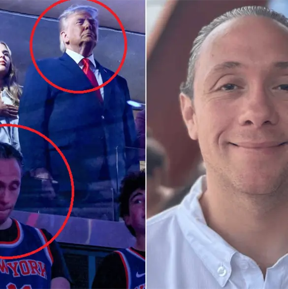 &iexcl;Junto a Trump!: &iquest;Qui&eacute;n es H&eacute;ctor Contreras, titular del SAT que fue captado en la zona VIP del juego de los Knicks?