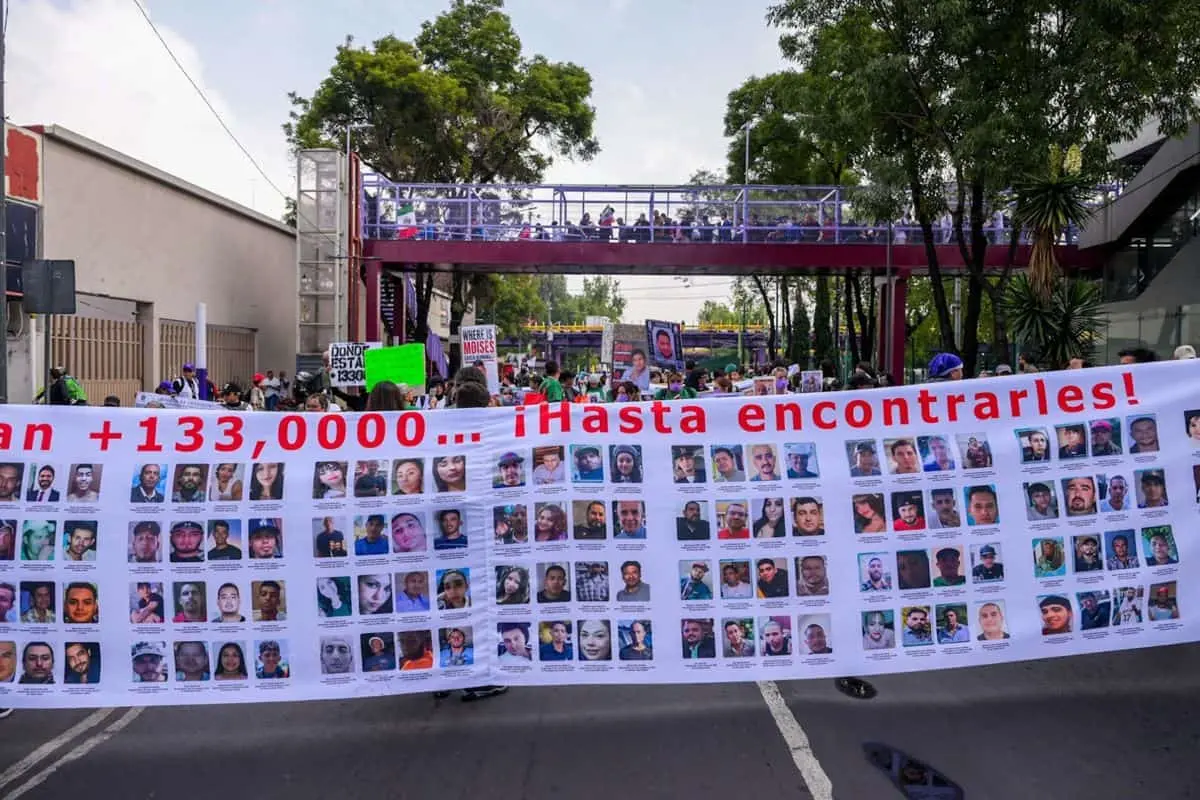Las madres buscadoras se encontraron con un cerco policial. Cuartoscuro.