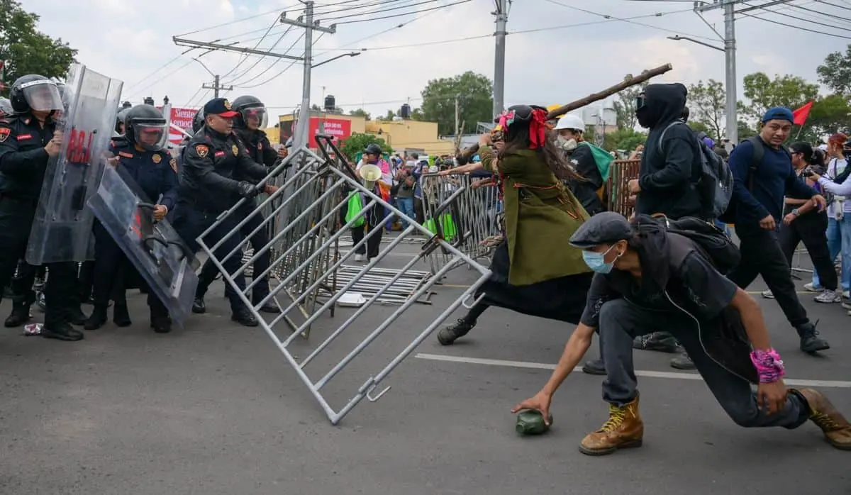 Enfrentamientos en Estadio Ciudad de México Cuartoscuro