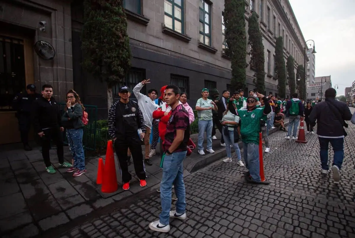 Los accesos habilitados para entrar al Fan Festival del Zócalo Cuartoscuro