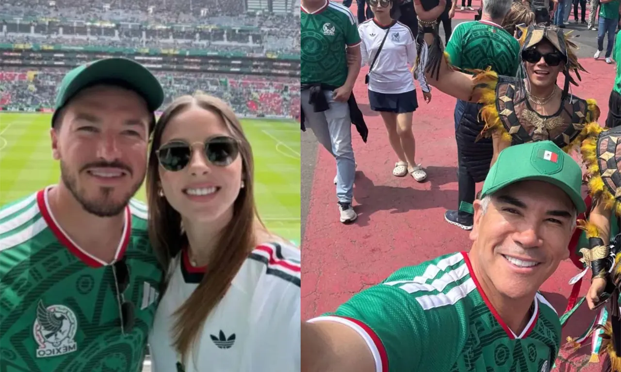  Estos son algunos de los políticos que se dejaron ver durante el partido inaugural del Mundial 2026 en México. 