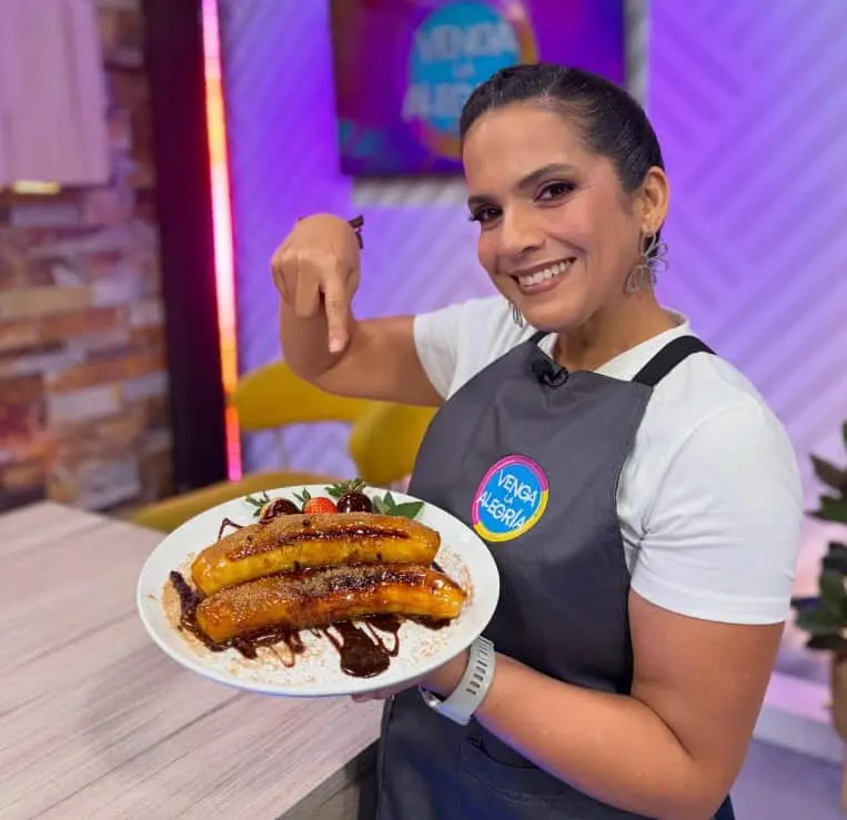 Sandra Díaz del Valle en Venga la Alegría Instagram
