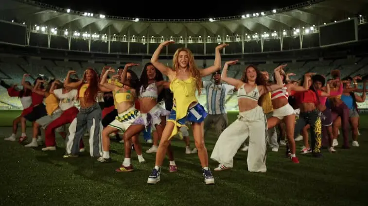 En el torneo oficial, Shakira interpretará Dai Dai. Especial