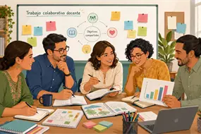 El trabajo colaborativo entre docentes para mejorar la ense&ntilde;anza y los aprendizajes