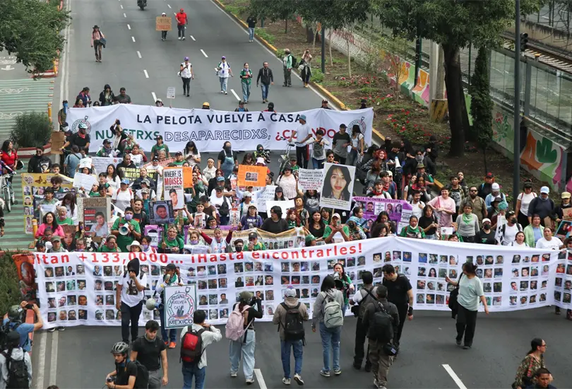 Madre buscadora denuncia amenazas protestas en el Mundial Madre buscadora denuncia amenazas protestas en el Mundial