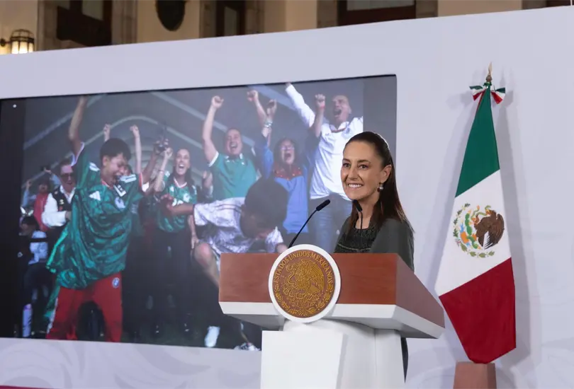 Sheinbaum aclara papel de Salma Hayek en inauguraci&oacute;n del Mundial