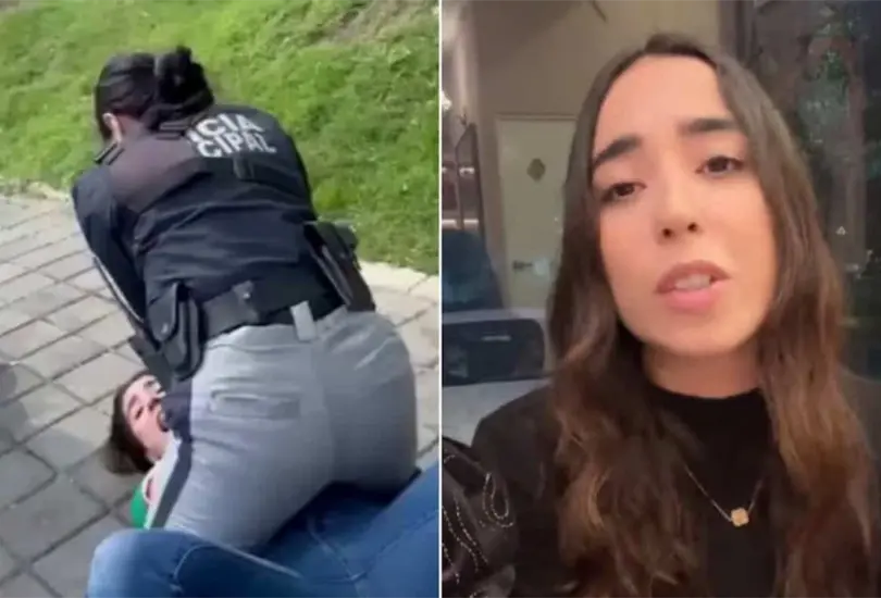 La mujer sometida por policías en Cholula dio su versión de los hechos y negó estar ebria; nuevos videos difundidos en redes sociales contrastan su testimonio. La mujer sometida por policías en Cholula dio su versión de los hechos y negó estar ebria; nuevos videos difundidos en redes sociales contrastan su testimonio.
