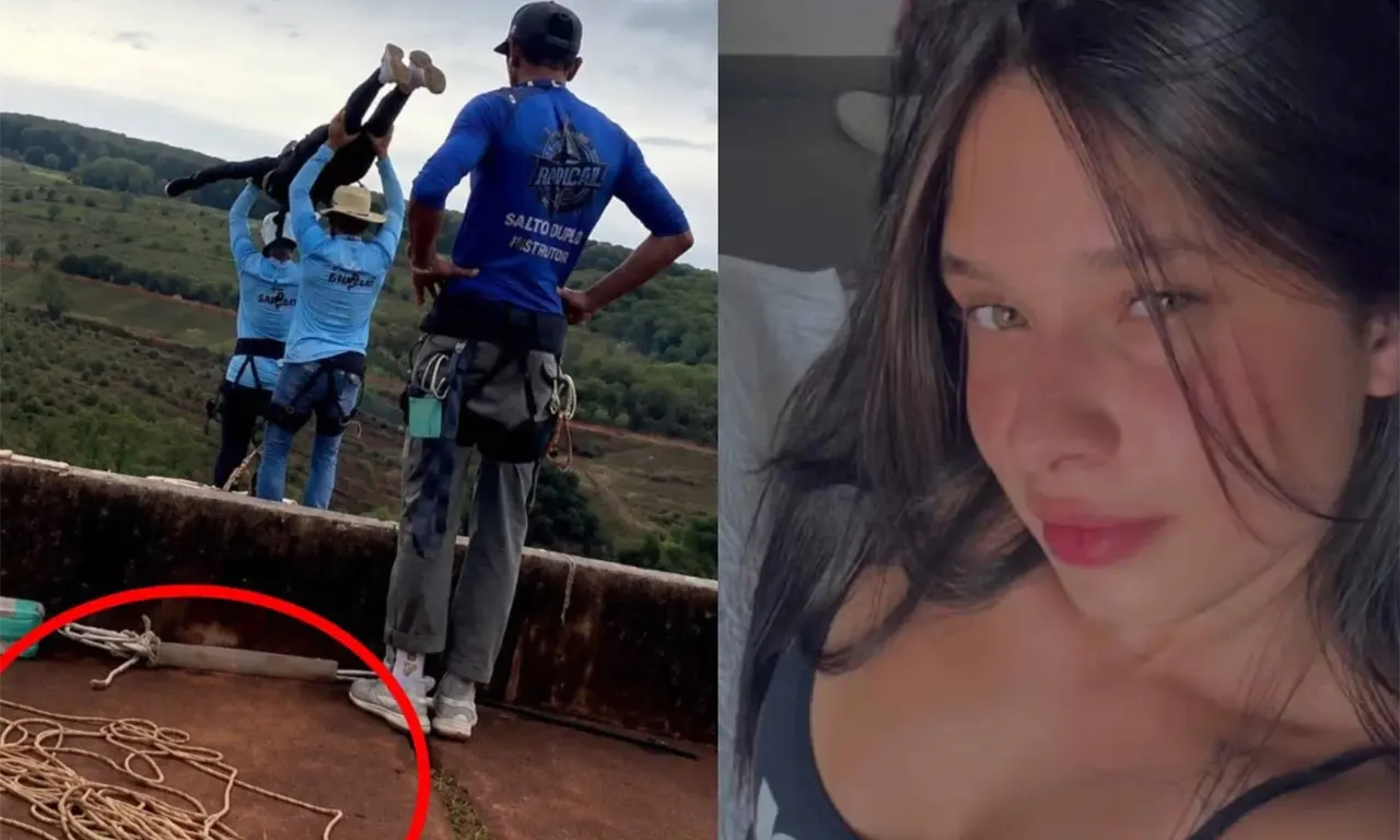 El accidente ocurrió durante una práctica de rope jumping. 