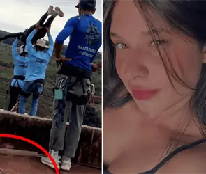 Identifican a la joven que fue lanzada al vac&iacute;o desde 40 metros sin cuerda de seguridad