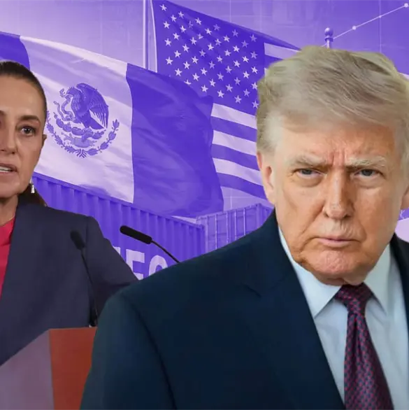 México entra al pulso con Trump: Sheinbaum busca bajar aranceles sin tocar el T-MEC México entra al pulso con Trump: Sheinbaum busca bajar aranceles sin tocar el T-MEC