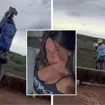 Mam&aacute; de Maria Eduarda, joven que fue lanzada 40 metros sin cuerda, rompe el silencio 