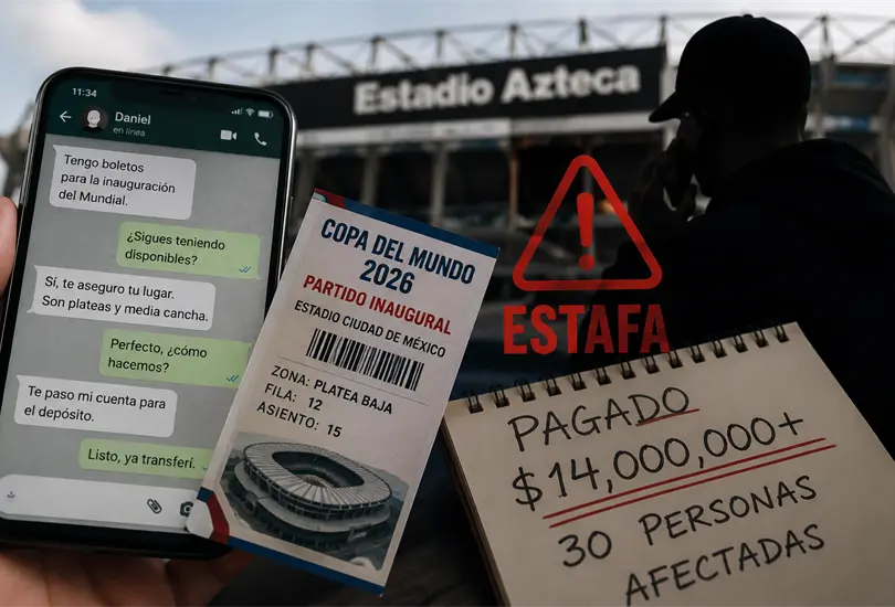 Falso vendedor de boletos del Mundial desaparece con 14 millones