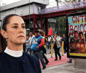 Sheinbaum desaira a la CNTE y revela qui&eacute;nes est&aacute;n detr&aacute;s de las protestas del Mundial
