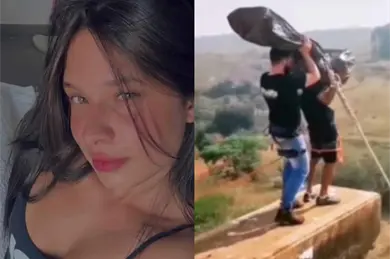 Instructor acusado por la muerte de María Eduarda simuló lanzar un cadáver desde el mismo puente Instructor acusado por la muerte de María Eduarda simuló lanzar un cadáver desde el mismo puente