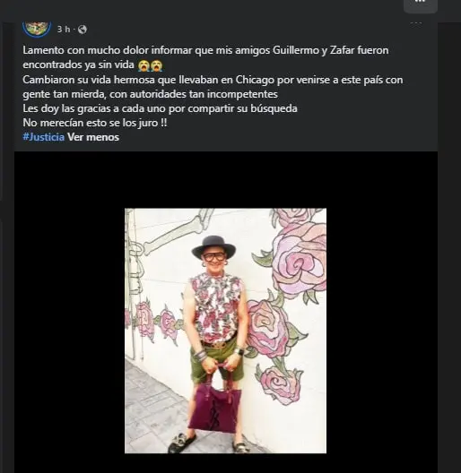 "No merecían esto": el mensaje con el que confirmó la muerte Especial