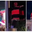 Localizan al hombre que cayó del asta bandera durante el Fan Fest en Guadalajara Localizan al hombre que cayó del asta bandera durante el Fan Fest en Guadalajara