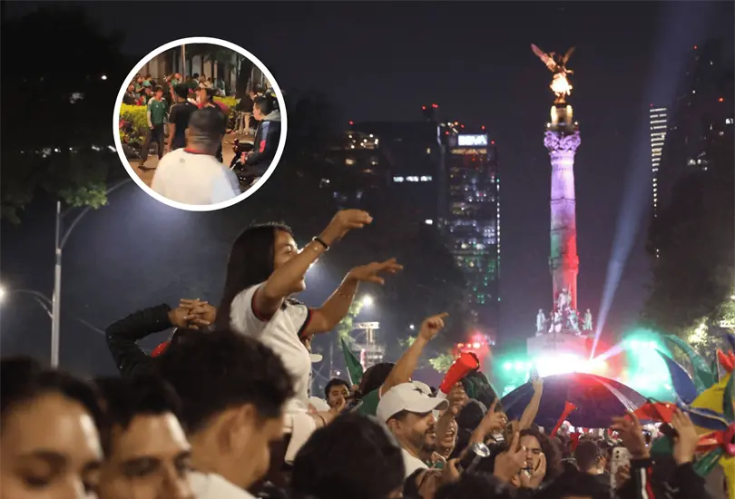 Videos captan riñas durante festejos de México en el Ángel de la Independencia. Videos captan riñas durante festejos de México en el Ángel de la Independencia.