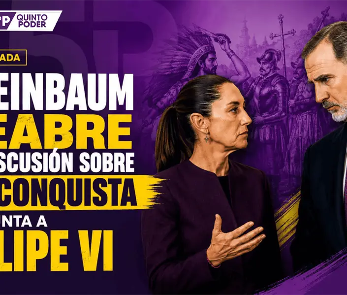 Sheinbaum reabre la discusión sobre la Conquista y apunta a Felipe VI Sheinbaum reabre la discusión sobre la Conquista y apunta a Felipe VI