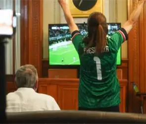 "Su triunfo llena de orgullo a todo M&eacute;xico": Sheinbaum celebra la victoria de la Selecci&oacute;n Mexicana 