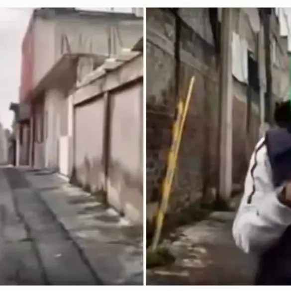 Pasajero asalta a motociclista al terminar el viaje y todo quedó grabado por la cámara de su casco Pasajero asalta a motociclista al terminar el viaje y todo quedó grabado por la cámara de su casco