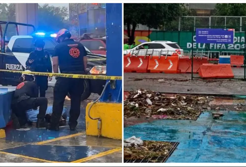 Tormenta mortal sorprende a Monterrey; mujer muere tras caerle un anuncio de farmacia en plena lluvia Tormenta mortal sorprende a Monterrey; mujer muere tras caerle un anuncio de farmacia en plena lluvia
