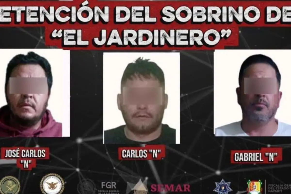  Así fue la caída de Carlos “N”, sobrino de “El Jardinero”, en Nayarit 