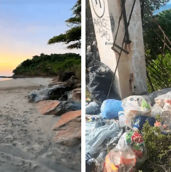 Se viraliza playa secreta de Nayarit en TikTok y turistas la dejan llena de basura