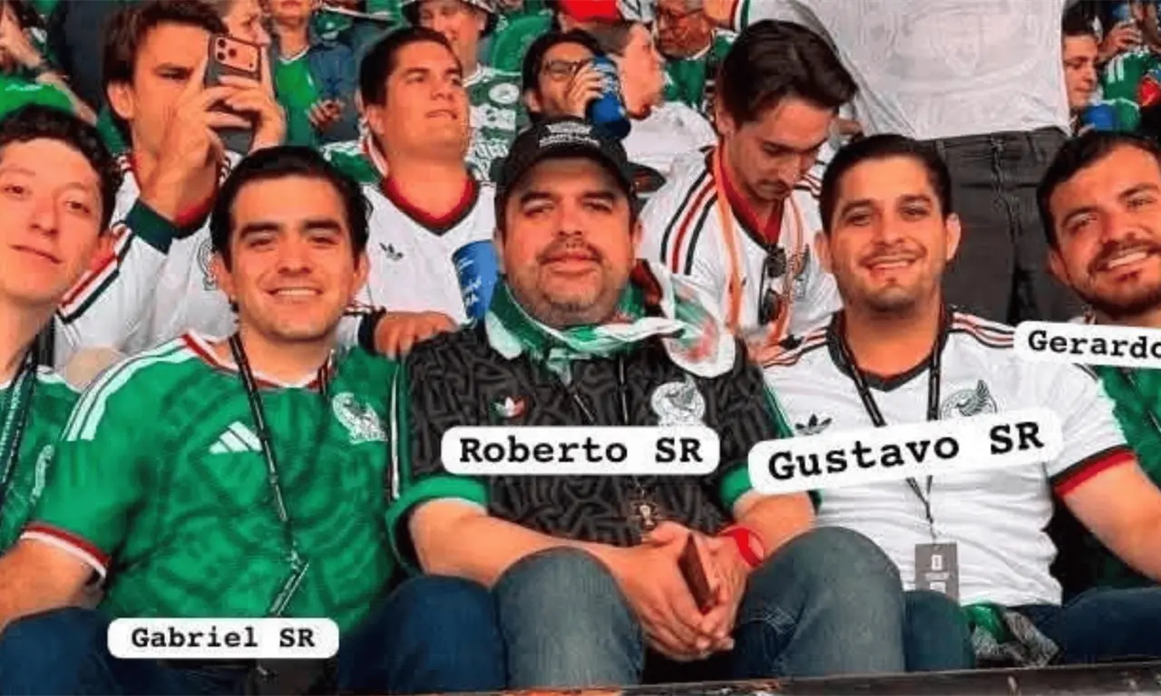  En Zona VIP de 350 mil pesos: alcalde morenista de Tantoyuca y su hermano presumen asistencia al Mundial 2026 