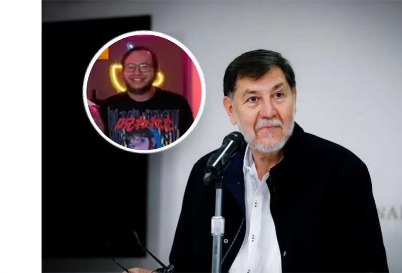 Exhiben que Emiliano González, hijo de Noroña, cobra 80 mil pesos mensuales en el Senado Exhiben que Emiliano González, hijo de Noroña, cobra 80 mil pesos mensuales en el Senado